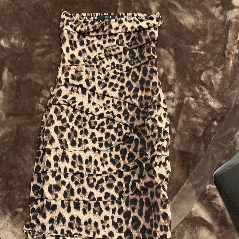 XXI Cheetah print dress